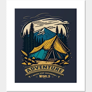 Adventure, Never Stop Exploring World Posters and Art